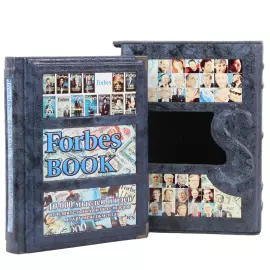 Книга в кожаном переплете "Forbes book. 10 000 мыслей и идей от влиятельных бизнес-лидеров и гуру менеджмента"